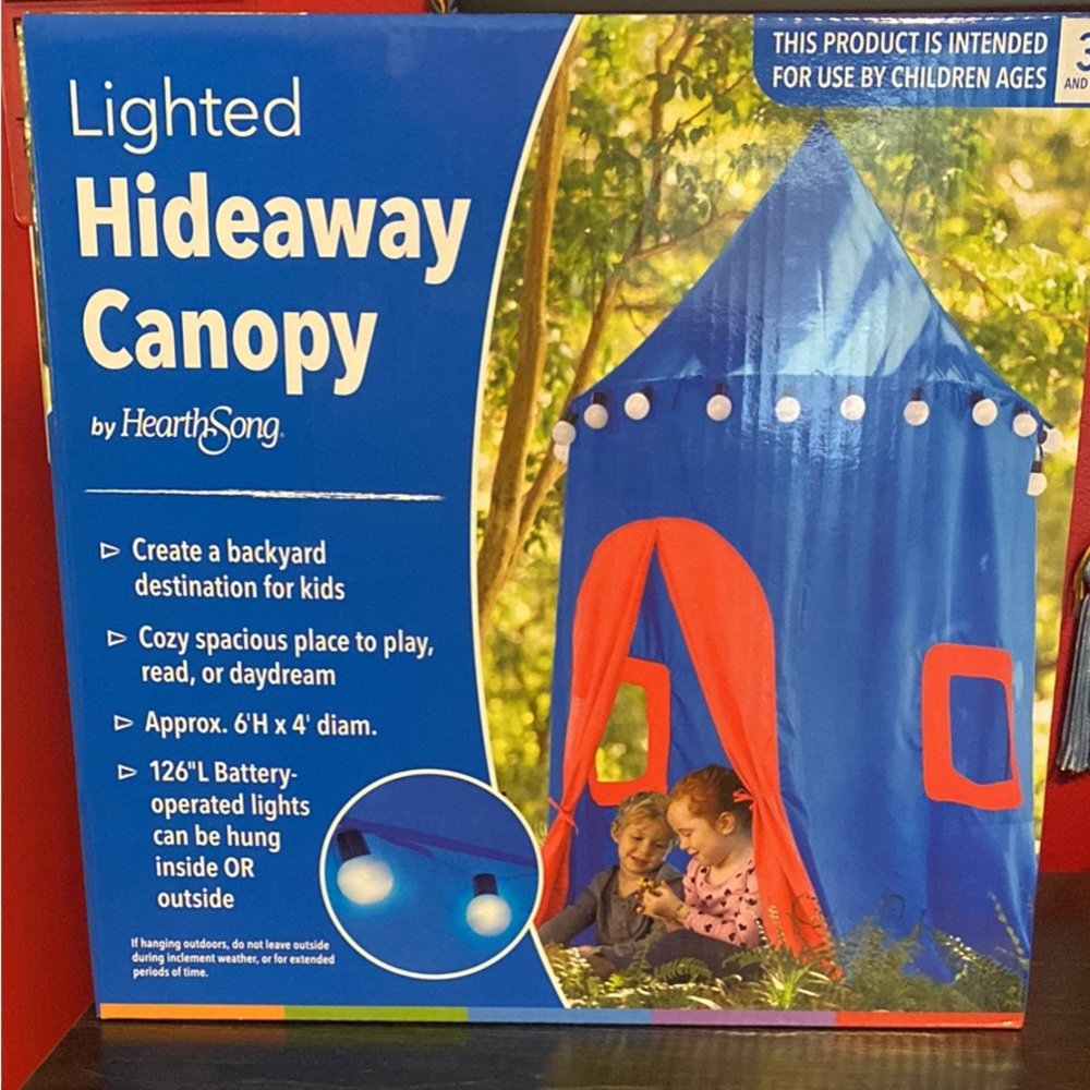 Lighted Hideaway Canopy